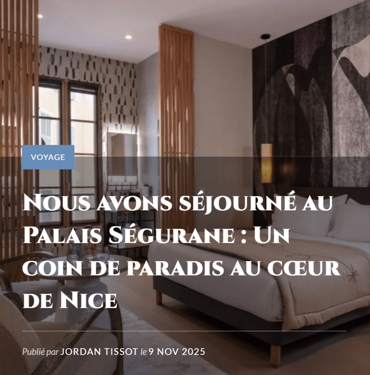 Un coin de paradis au cœur de Nice– Article Report Mag